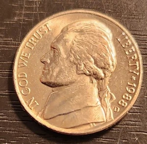 1988 D & S Jefferson Nickels - 2er Set - Stempelglanz & PP - Bild 1 von 6