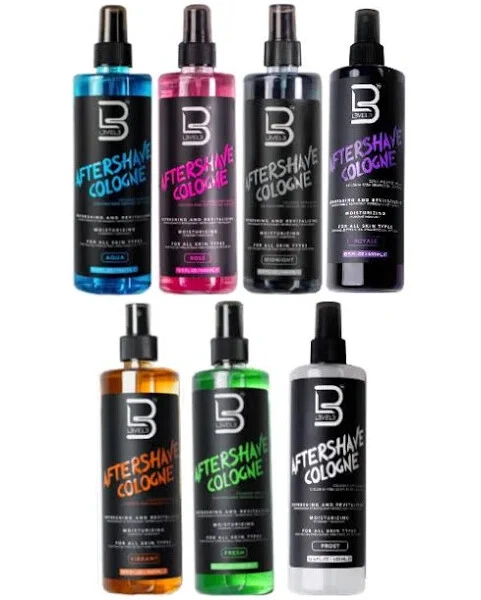 (12 упаковок) Одеколон после бритья Level3 Cologne Aqua, Fresh, Frost, Royale, Rose.(Mix&MATCH) - Изображение 1 из 1