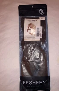 FESHFEN Halo Haarverlängerungen mit Stirnband ombre schwarz bis honigblond 18 Zoll Neu - Bild 1 von 4