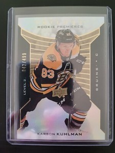 19/20 UD TRILOGY KARSON KUHLMAN RC SP ROOKIE 042 /499 #86