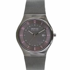 Bering Men's Wristwatch Slim Solar Watch - 14640-077-1 Meshband