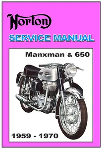 NORTON Workshop Manual  650 1961 1962 1963 1964 1965 1966 1967 1968 1969 & 1970 - Picture 1 of 6