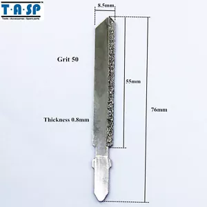 3 Zoll Körnung 50, 3/10 T-Schaft Diamant Stichsägeblätter zum Granitschneiden - Bild 1 von 4