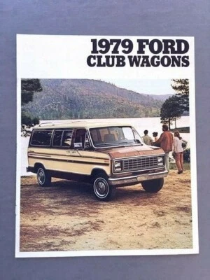 1979 Ford Club Wagon Van Original Car Sales Brochure Catalog Foto 1 de 4