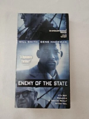 Enemy Of The State VHS TAPE, Will Smith, COMPLETE/TESTED SEE PHOTOS (VHS114) - Image 1 of 4