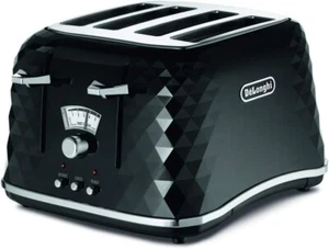 Brillante Toaster 4 Slice Toaster, Black, CTJ400... - Picture 1 of 7