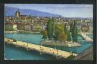 Postcard   Geneve Pont Du Mont Blanc J J Rousseau 1928