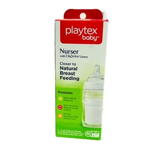Playtex Baby Nurser Drop-Ins Liners 4 oz Pre Sterilized Bottle 5 Liners - Picture 1 of 7