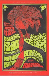 Electric Flag, Mother Earth Post Card BG083PC * by Bill Graham (1967) - Picture 1 of 2