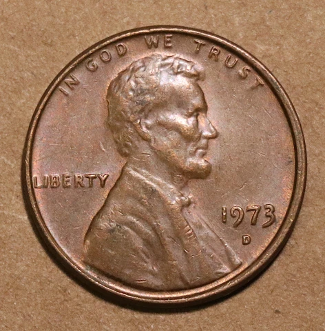 1973 D Lincoln Memorial cent Cover