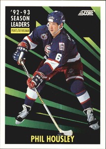 1993-94 Score Jets Hockey Card #482 Phil Housley SL