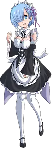 Rem Sticker Impermeabile Decalcomania Auto Anime 6 - Foto 1 di 1