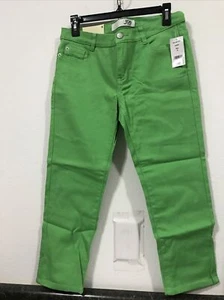 JOE FRESH Women's Cropped Pants Size 6 Green NWT (7-TW-91 - Picture 1 of 6