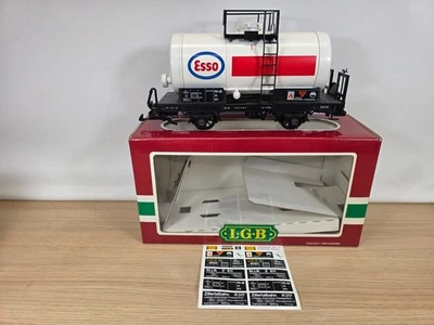 LGB Spur G  4040 - Kesselwagen der Esso RhB - Sehr Gut - OVP - LE - Bild 1 von 4