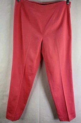 Pantalones de vestir Real Clothes Saks Fifth Ave rosa intenso talla 8 cremallera lateral clásico de negocios Foto 1 de 4