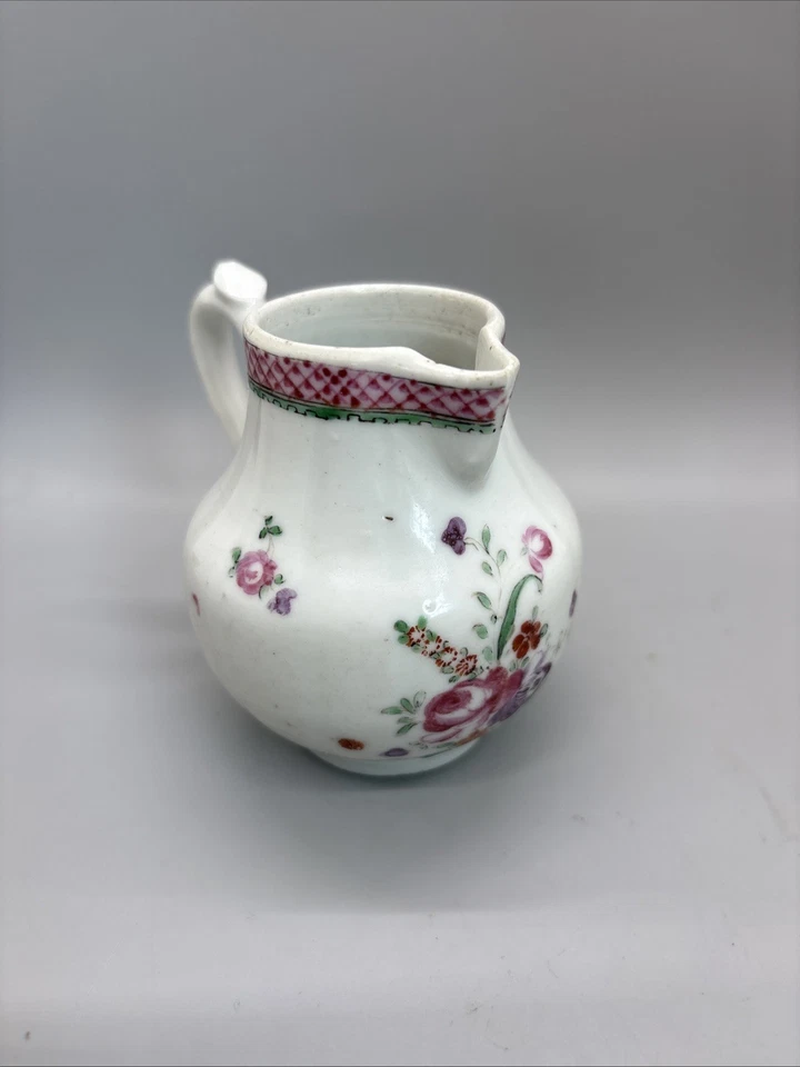 Crema de porcelana de exportación china Famille Rose Foto 1 de 4