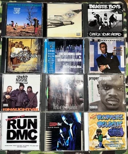 13 HIP HOP CDS BEASTIE BOYS BOO YAA TRIBE GRANDMASTER FLASH RUN DMC SUGARHILL - Picture 1 of 1