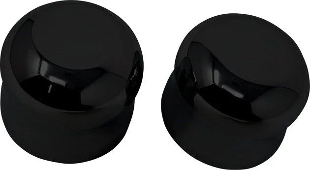 Tapa de eje delantero liso Covingtons negra #C0007-B Harley Davidson Foto 1 de 1