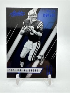 2016 Panini Absolute #122 Peyton Manning Blue Foil - Picture 1 of 2