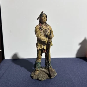 Collectible Native American Indian Hunter with Gun - Picture 1 of 16