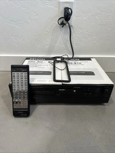 Denon DRS-810 Stereo CASSETTE TAPE PLAYER RECORDER! W/ REMOTE & MANUAL!! - Picture 1 of 12