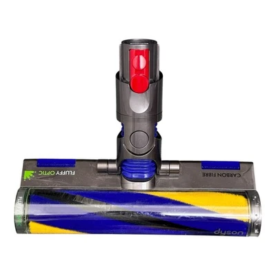 ORIGINAL DYSON FLAUSCHIGE OPTISCHE KOHLENSTOFFFASER NEUE GEN LASERKOPF V12 REINIGERKOPF - Bild 1 von 4