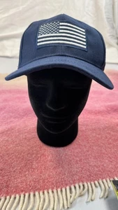 Baseballmütze USA amerikanische Flagge Aufnäher marineblau verstellbar – Einheitsgröße - Bild 1 von 4