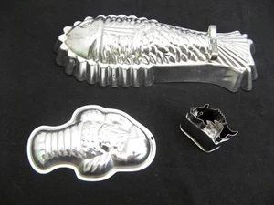 Moldes de pescado mousse, terrina o gelatina pastelería salmón molde - Imagen 1 de 4