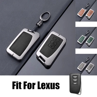 Zinc Alloy Leather Car Key Case Cover For Lexus GS ES NX LX RX IS RC200 250 300 - Image 1 of 2
