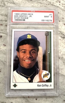 1989 Upper Deck - Ken Griffey Jr #1 (RC) PSA 9 - Image 1 of 2