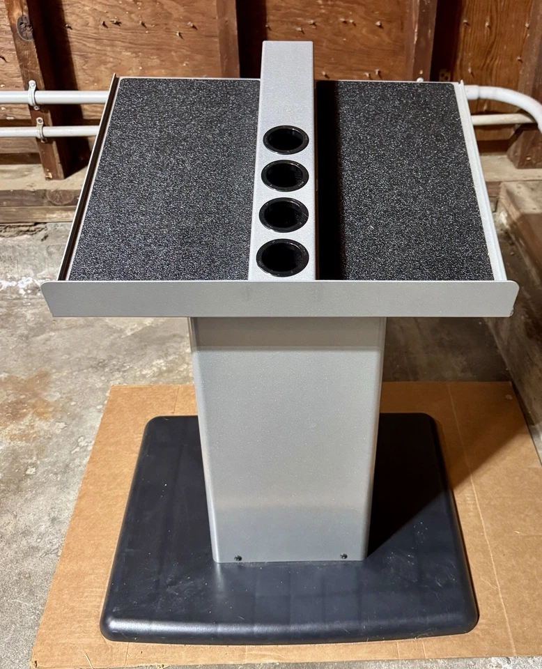 POWERBLOCK Large Column Stand, Dumbbell Rack & Weight Rack,Silver/Black - Image 1 of 4