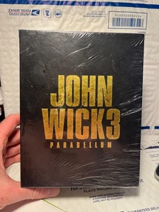 NEW JOHN WICK 3 BLURAY ONE CLICK 3 STEELBOOK BOXSET! NOVAMEDIA LOW#010! PLZ READ - Picture 1 of 7