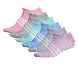 Adidas Superlites 6-Pack No Show Womens Socks Size 5-10, Color: Multicolor - Picture 1 of 2