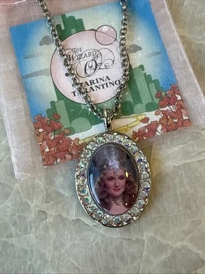 Collar de plata Tarina Tarantino Mago de Oz 2009 colección Glinda Good Witch Foto 1 de 4