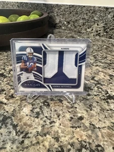 Adonai Mitchell 2024 Immaculate FOTL Rookie 2 Color Patch Last on Print /10  - Picture 1 of 2