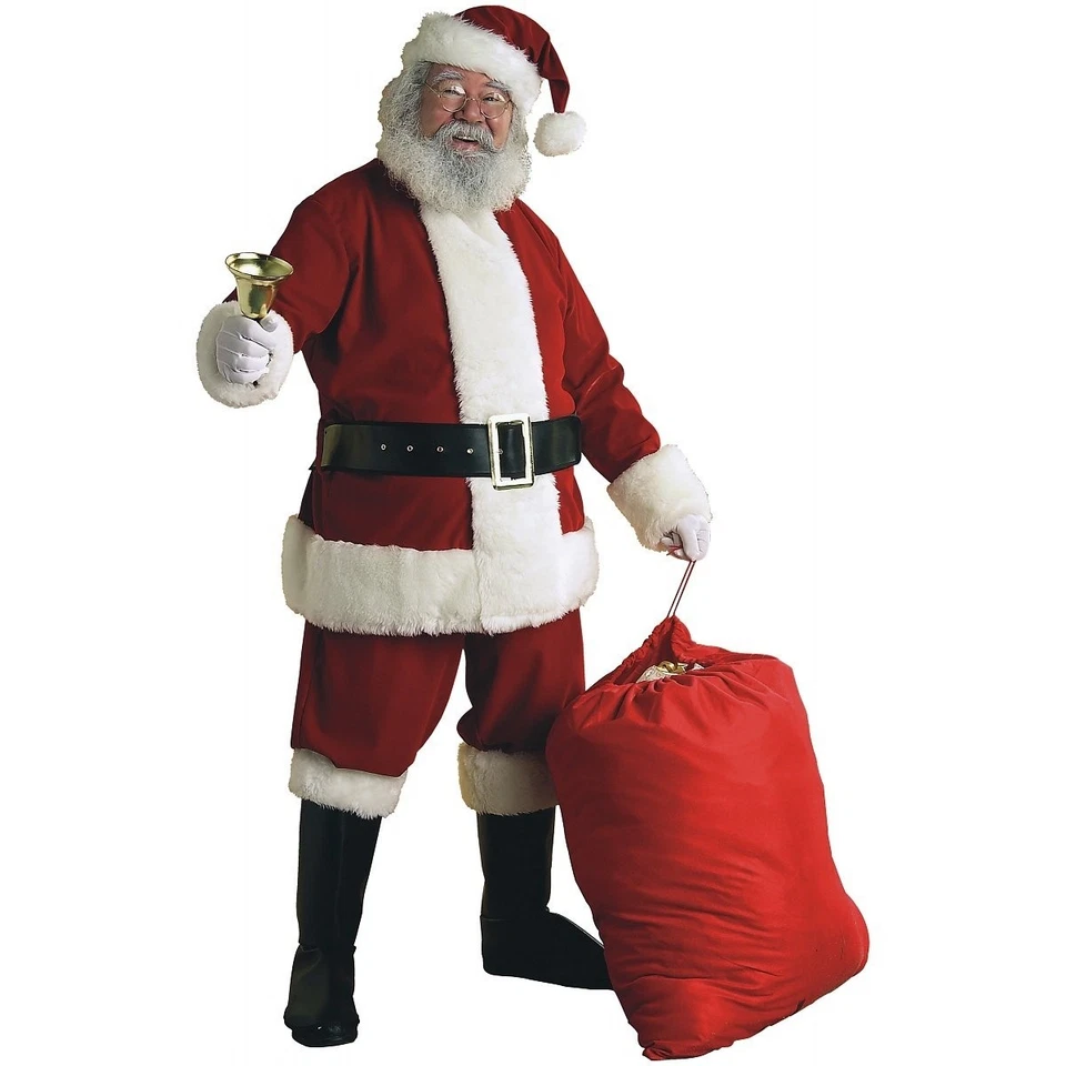 Velvet Santa Suit Adult Santa Claus Christmas Costume XX-Large - Image 1 of 1