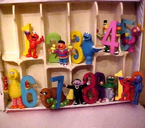 1-10 Sesamstraße #'s von Applause + Hülle Krümelmonster Bert Big Bird... - Bild 1 von 24