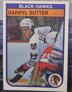 82-83 O-Pee-Chee Darryl Sutter 🚨🚨🚨 Chicago Blackhawks  - Picture 1 of 2
