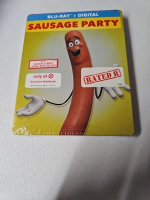 Sausage Party Target Excl Steelbook Blu-ray  Brand New and Factory Sealed OOP - Image 1 of 2