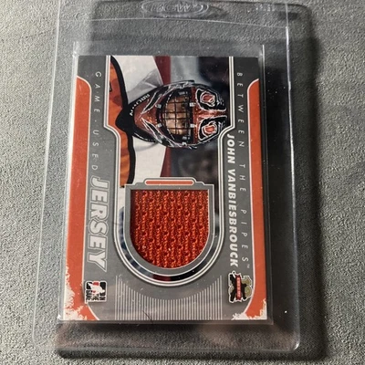 2011/12 ITG BTP Game Used PATCH INSERT Flyers JOHN VANBIESBROUCK #M-12 - Image 1 of 2