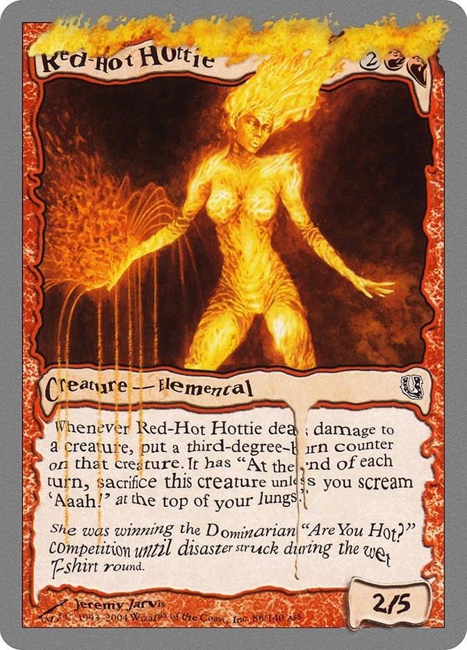 Red-Hot Hottie 86 LP Normal Unhinged MTG EN - Image 1 of 1