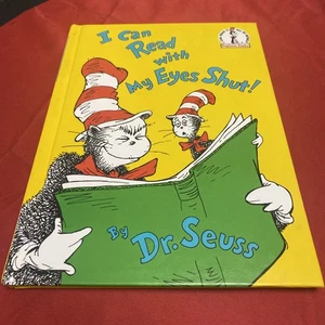 *KIDS* Dr. Seuss - I Can Read With My Eyes Shut!  (1978, VINTAGE Hard  Book) - Picture 1 of 17