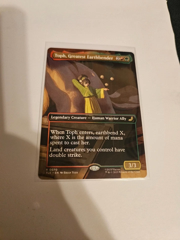 Toph, Greatest Earthbender Borderless Non-Foil MTG Avatar: TLA Eternal-Legal - Image 1 of 1