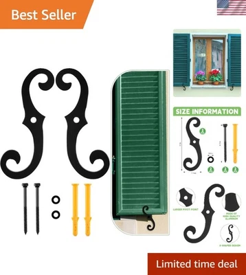 Paquete de 2 lazos decorativos exteriores de 6 5 pulgadas para persianas para perros Foto 1 de 4