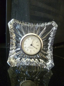 Beautiful Edinburgh Crystal Clock - LOOK! - Picture 1 of 3