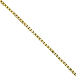 Tennisarmband 14 Karat Gelbgold Diamant ca. 2,00 ctw - Bild 1 von 8
