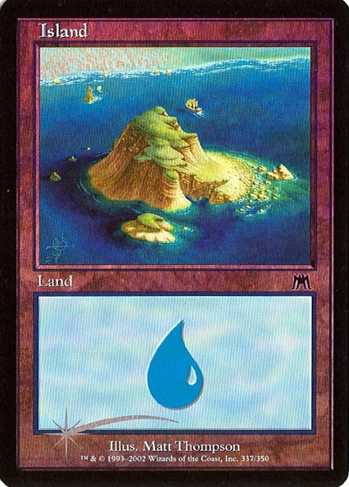 MTG - Onslaught - Island #337 - Foil - Various conditions - Image 1 of 1