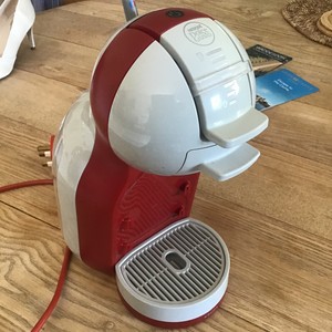 krupps dolce gusto coffee machine - red /grey