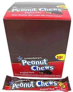 Barra oscura original Peanut Chews .6 oz (paquete de 24) - Imagen 1 de 2