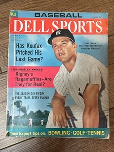 Revista de béisbol deportivo Dell marzo de 1963 - Tom Tresh en portada - Imagen 1 de 7